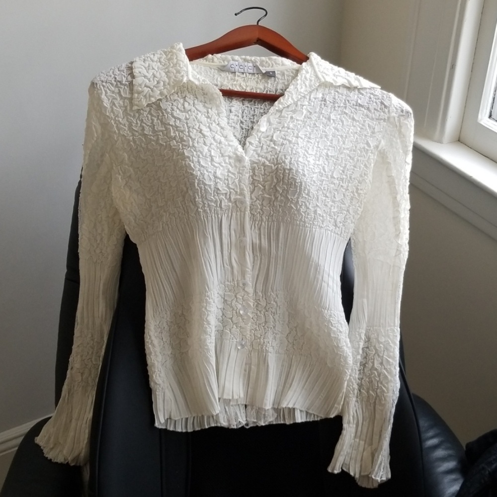 Texture Pattern Blouse, Unique! - image 1